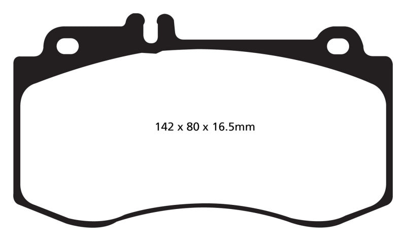 EBC 10+ Mercedes-Benz E350 3.5 AMG Sport Package Redstuff Front Brake Pads - DP31857C