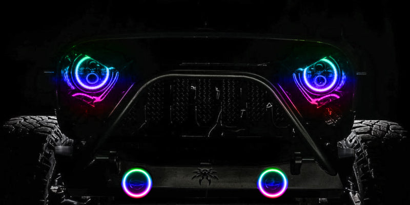 Oracle Jeep Wrangler JK/JL/JT High Performance W LED Fog Lights - ColorSHIFT - Dynamic SEE WARRANTY - 5846-332