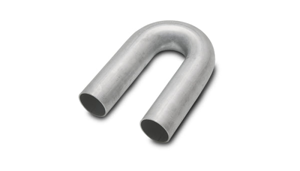 Vibrant 180 Degree Mandrel Bend 1.50in OD x 3in CLR 304 Stainless Steel Tubing - 18183 by Vibrant - front view