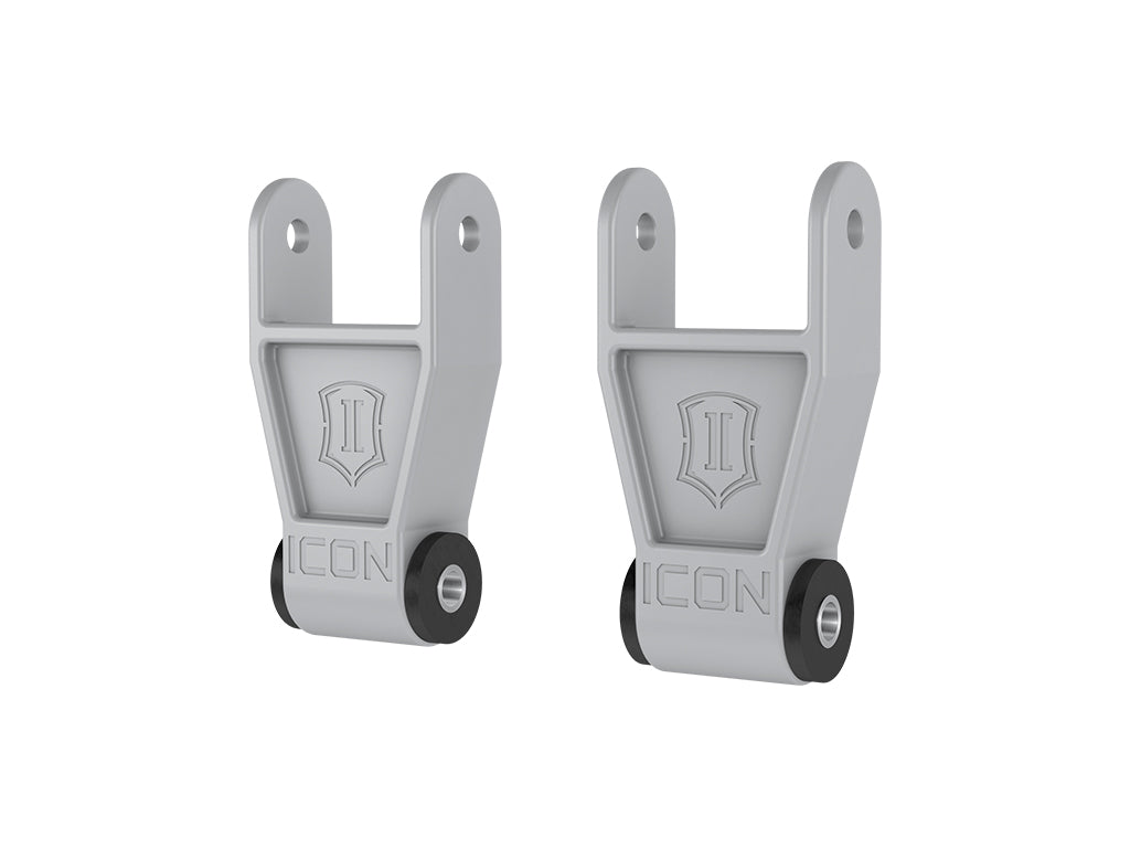 ICON 10-23 Ford F-Series Billet 1in Lowering Shackle Kit - 91001