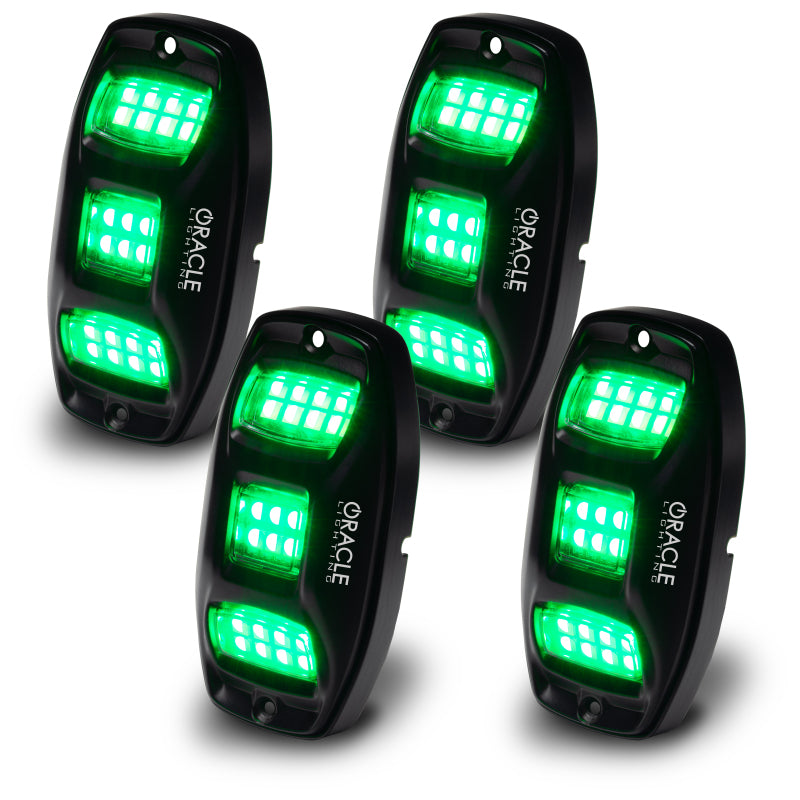 Oracle Underbody  RGB+W Wheel Well Rock Light Kit - 4 PCS - ColorSHIFT SEE WARRANTY - 5895-339