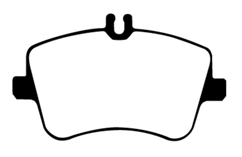 EBC 02-03 Mercedes-Benz C230 (W203) 2.3 Greenstuff Front Brake Pads - DP21365
