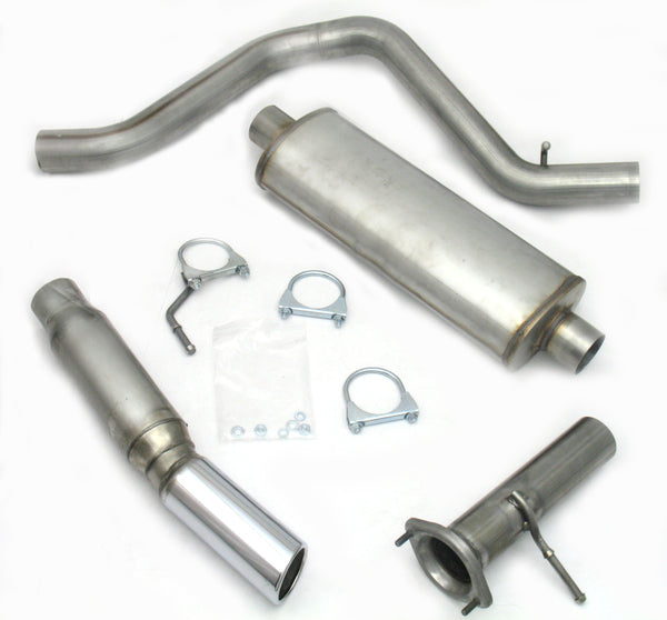 JBA 02-06 Chevrolet Trail Blazer 4.2L 409SS Single Rear Exit Cat-Back Exhaust - 40-3027 for 2002-2009 Chevrolet Trailblazer -