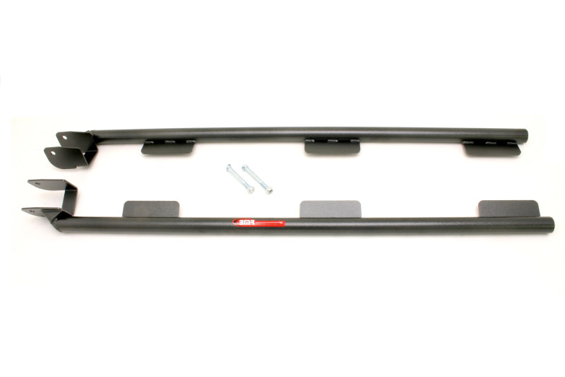 BMR 98-02 4th Gen F-Body Convertible LS1 Weld-On Tubular Subframe Connectors - Black Hammertone - SFC003H by BMR Suspension