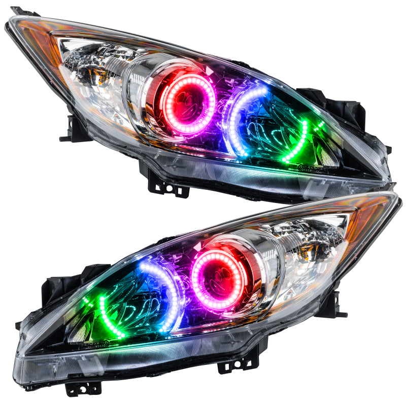 Oracle 10-13 Mazda 3 SMD HL - Halogen - ColorSHIFT w/ Simple Controller SEE WARRANTY - 7100-504