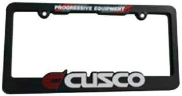 Cusco License Plate Frame Black Usdm Spec Limited - CUS LPF BK by Cusco