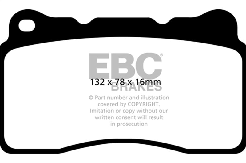 EBC 2016+ Cadillac CT6 2.0L Turbo Ultimax2 Front Brake Pads - UD1836