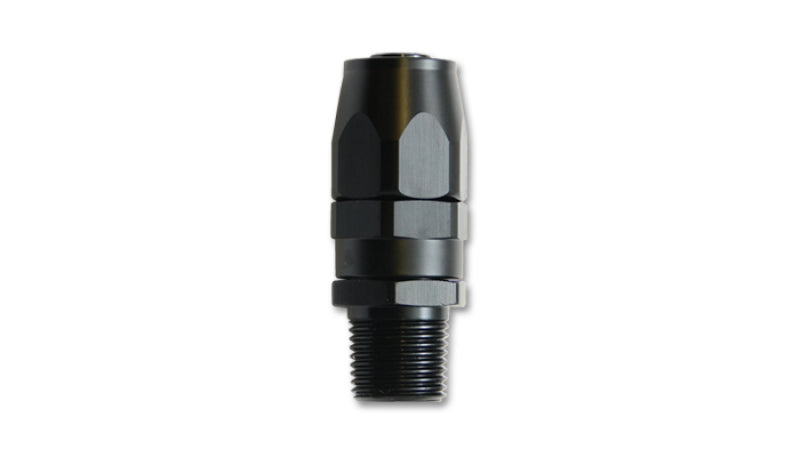 Vibrant -10AN Male NPT Straight Hose End Fitting - 3/8 NPT - 26006