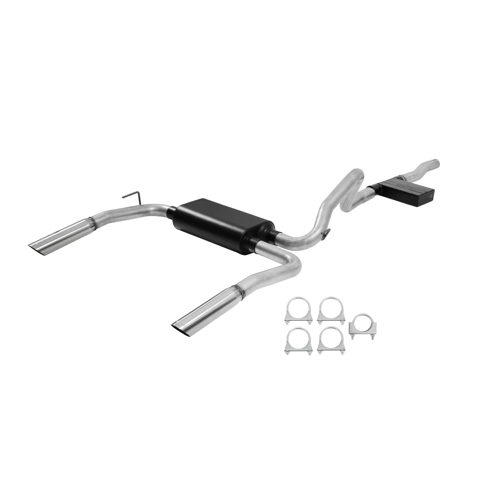 Flowmaster American Thunder Cat-Back Exhaust System - 1998-2002 Chevrolet Camaro & More - 3.8L - 3"x12.875" - 2.5" Inlet - Fits 2.5" Pipe - 17358 - 1
