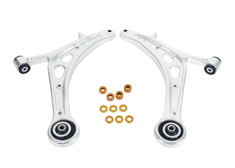 Whiteline 17-21 Subaru WRX/STI Front Lower Control Arms w/ Caster Correction - KTA407