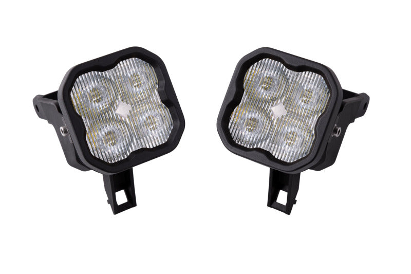 Diode Dynamics SS3 Sport Type SDX Kit ABL - White SAE Fogg - DD7100 for 1999-2010 Ford F 250 - front view