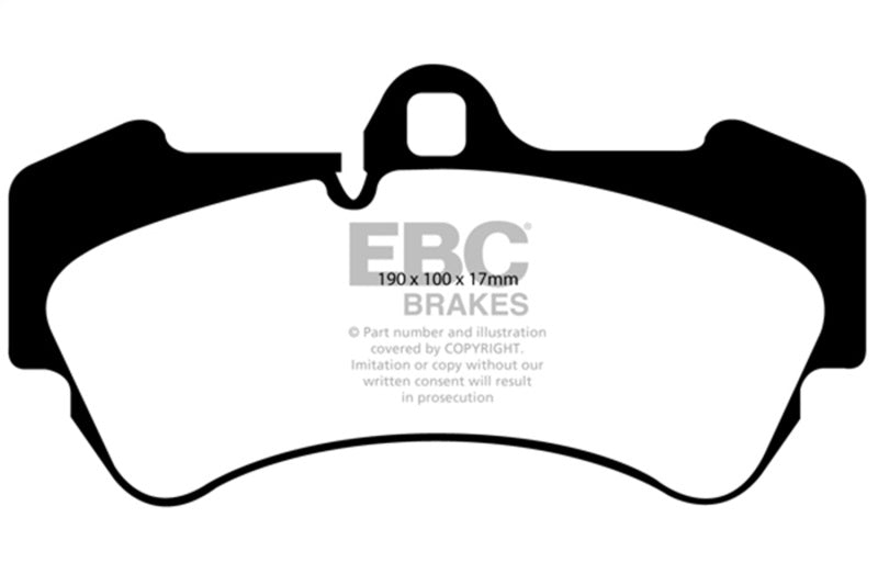 EBC 04-07 Porsche Cayenne 3.2 Ultimax2 Front Brake Pads - UD1007