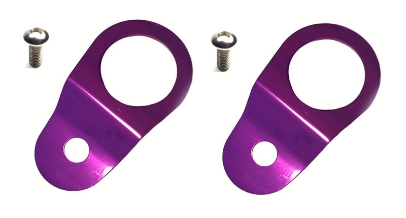 Torque Solution Radiator Mount Combo (Purple) : Mitsubishi Evolution 7/8/9 - TS-EV-013C