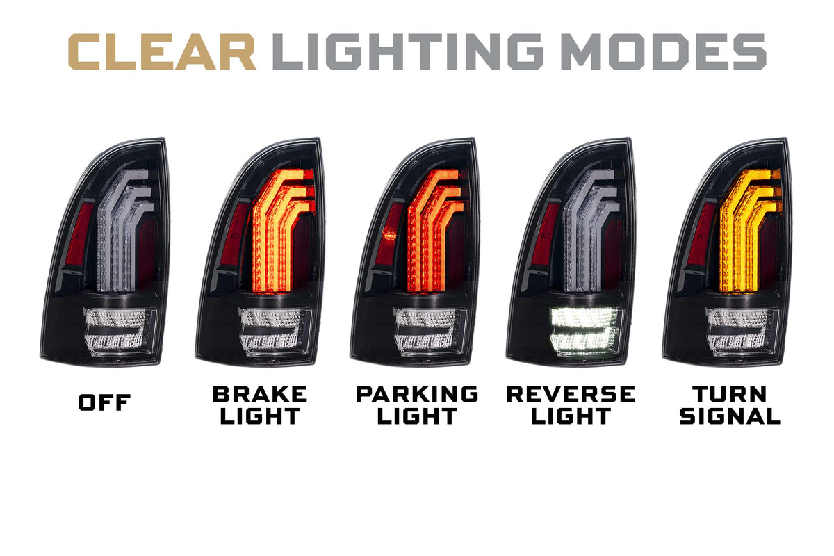 Morimoto - XB LED Tail Lights: Toyota Tacoma (05-15 / Clear Lens / Set) - LF727