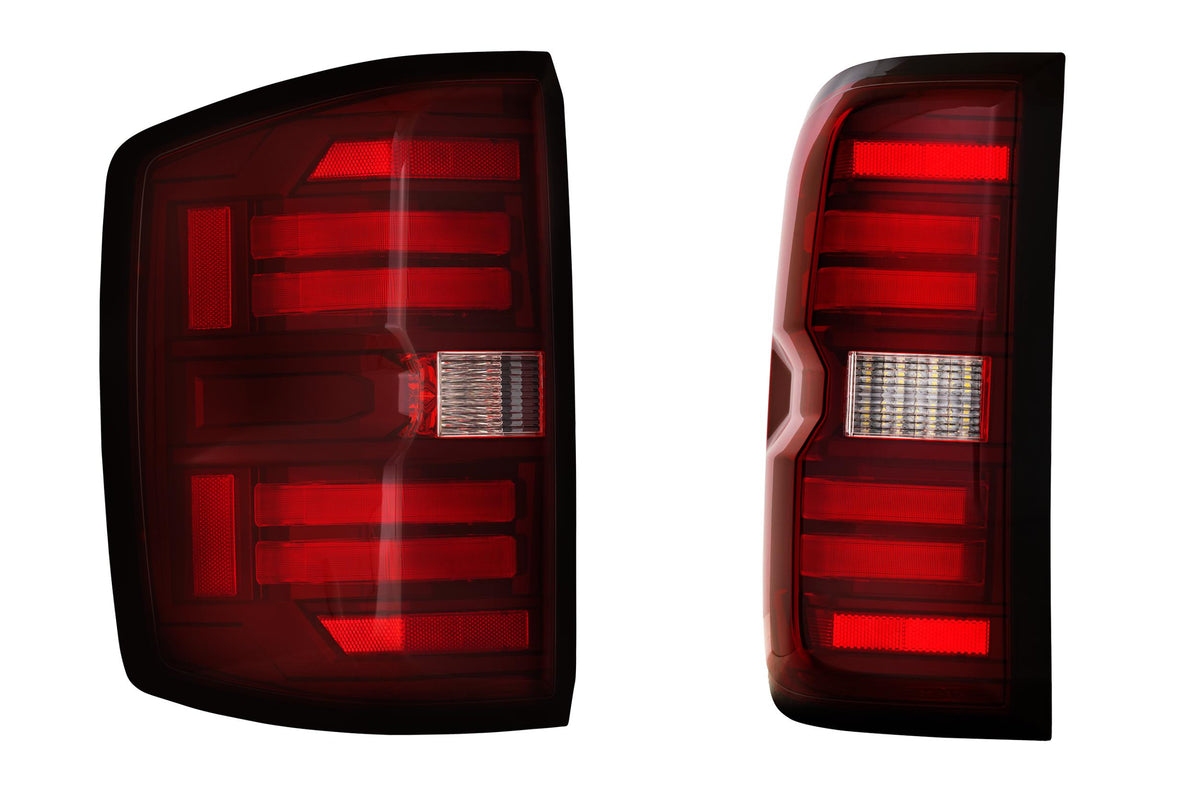 Morimoto - XB LED Tail Lights: Chevy Silverado (14-19) (Pair / Red) (Gen 2) - LF728
