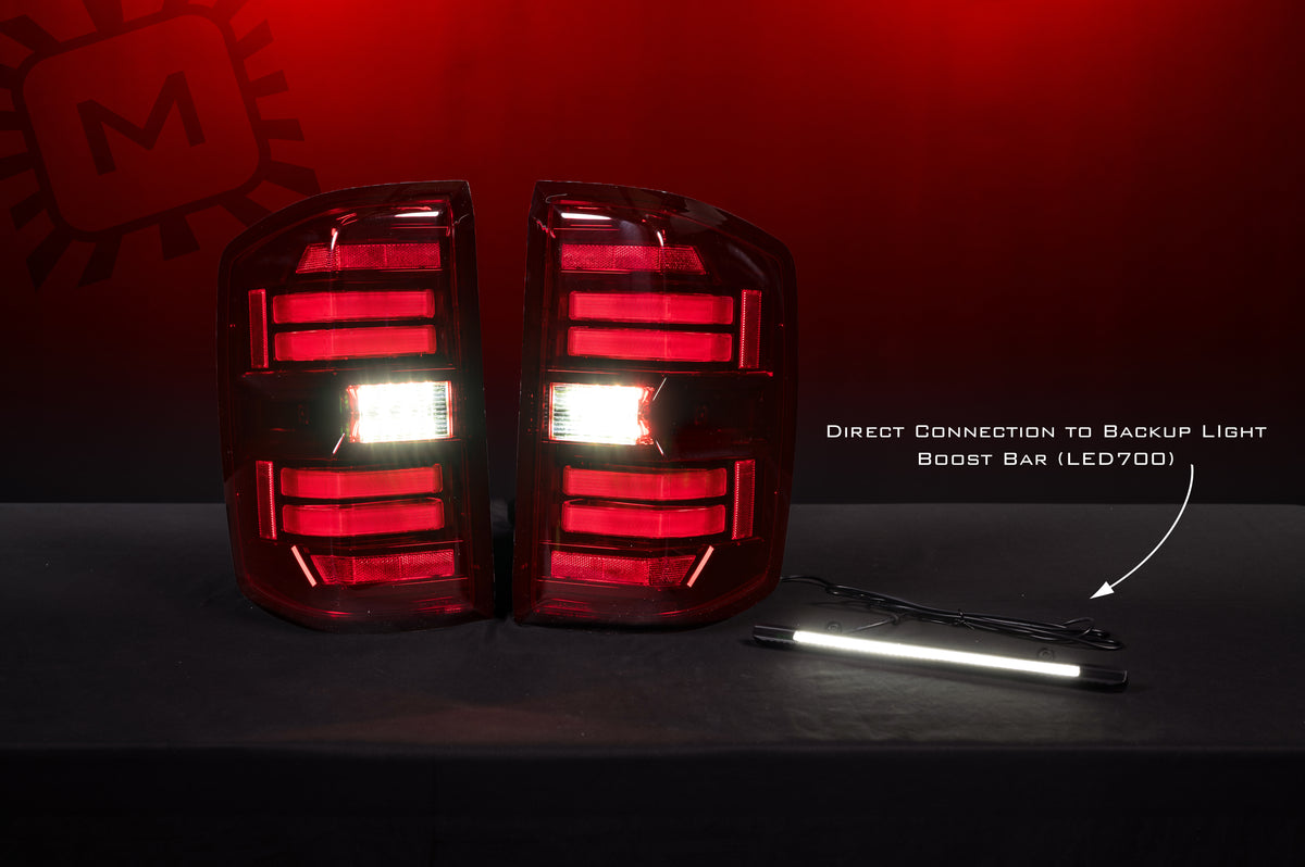 Morimoto - XB LED Tail Lights: Chevy Silverado (14-19) (Pair / Red) (Gen 2) - LF728