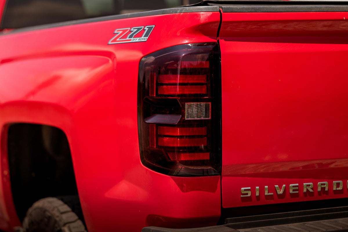 Morimoto - XB LED Tail Lights: Chevy Silverado (14-19) (Pair / Red) (Gen 2) - LF728