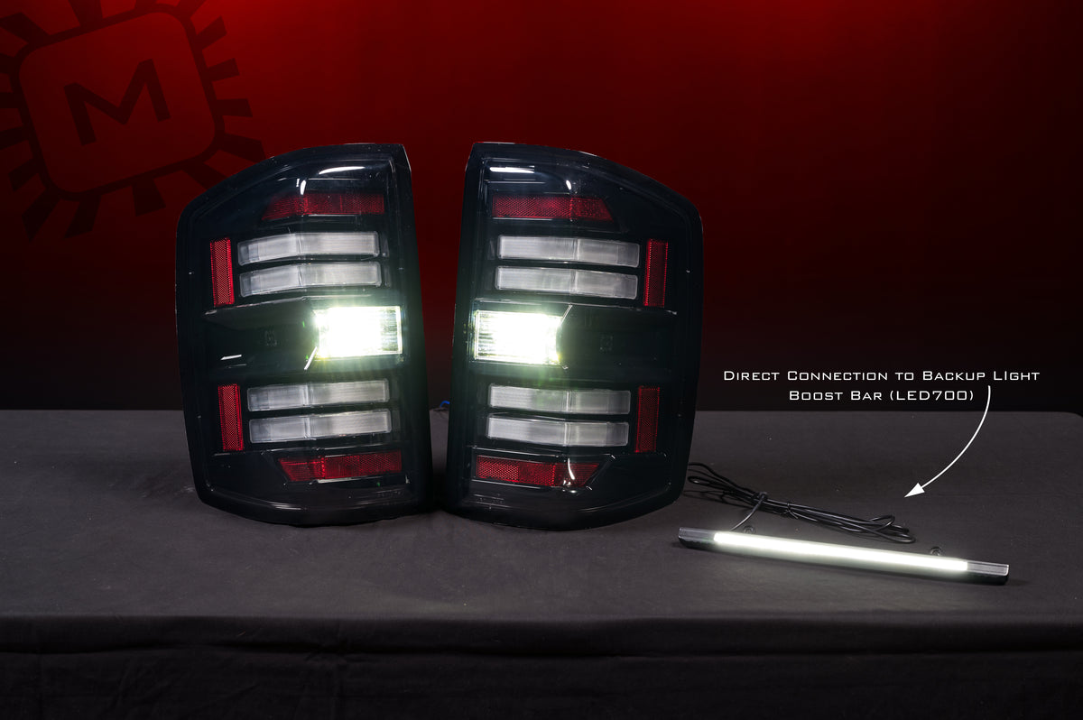 Morimoto - XB LED Tail Lights: Chevy Silverado (14-19) (Pair / Smoked) (Gen 2) - LF729