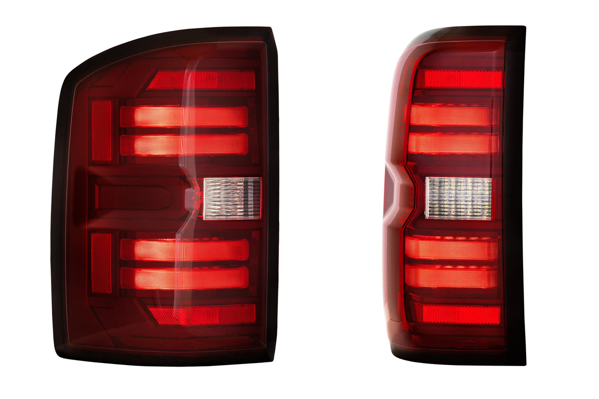 Morimoto - XB LED Tail Lights: GMC Sierra (14-18) (Pair / Red) - LF730