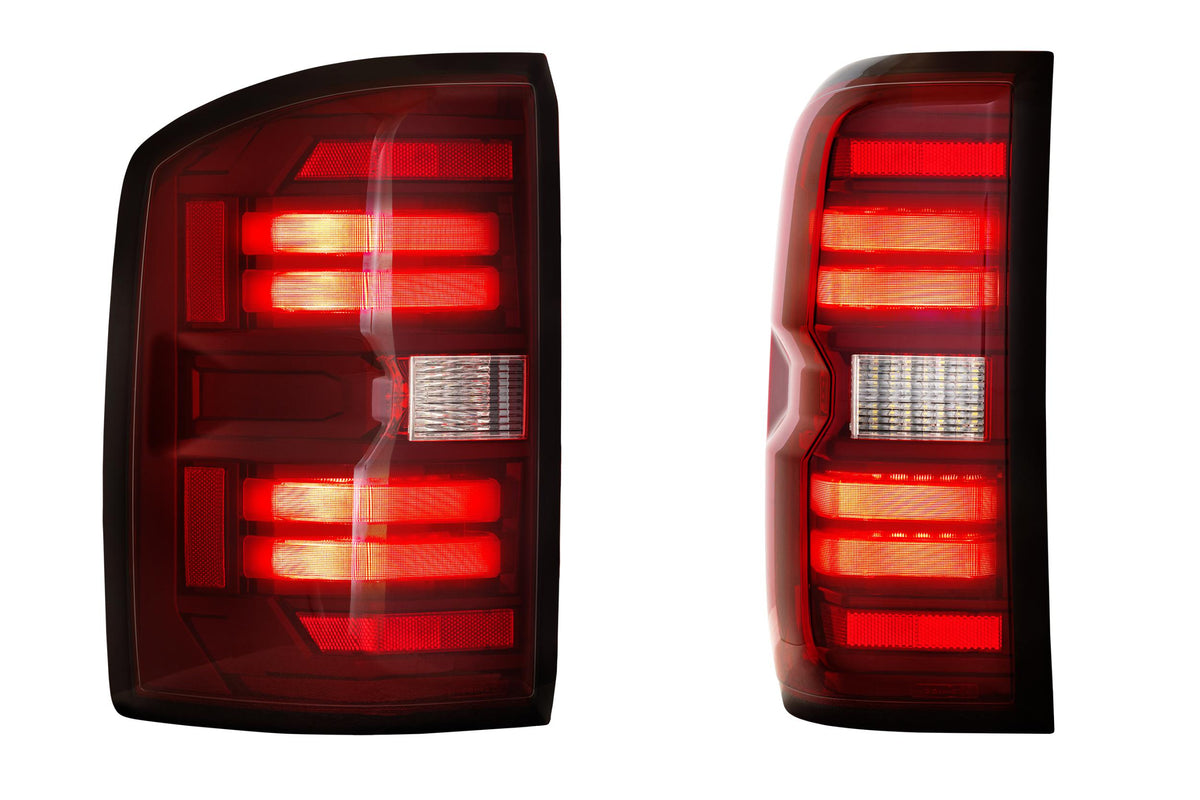 Morimoto - XB LED Tail Lights: GMC Sierra (14-18) (Pair / Red) - LF730