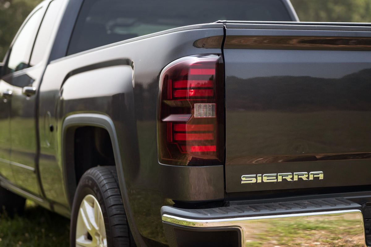 Morimoto - XB LED Tail Lights: GMC Sierra (14-18) (Pair / Red) - LF730