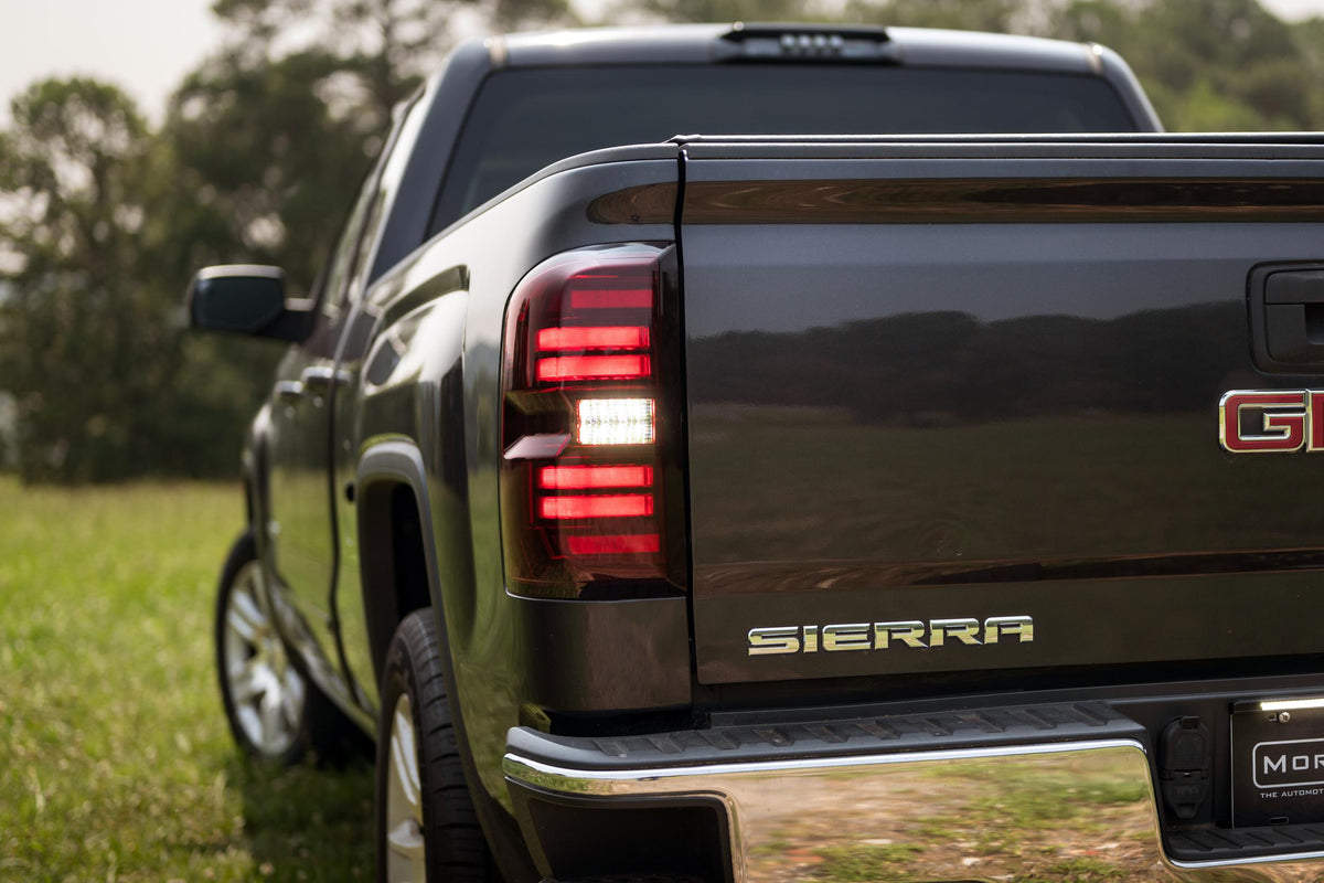 Morimoto - XB LED Tail Lights: GMC Sierra (14-18) (Pair / Red) - LF730