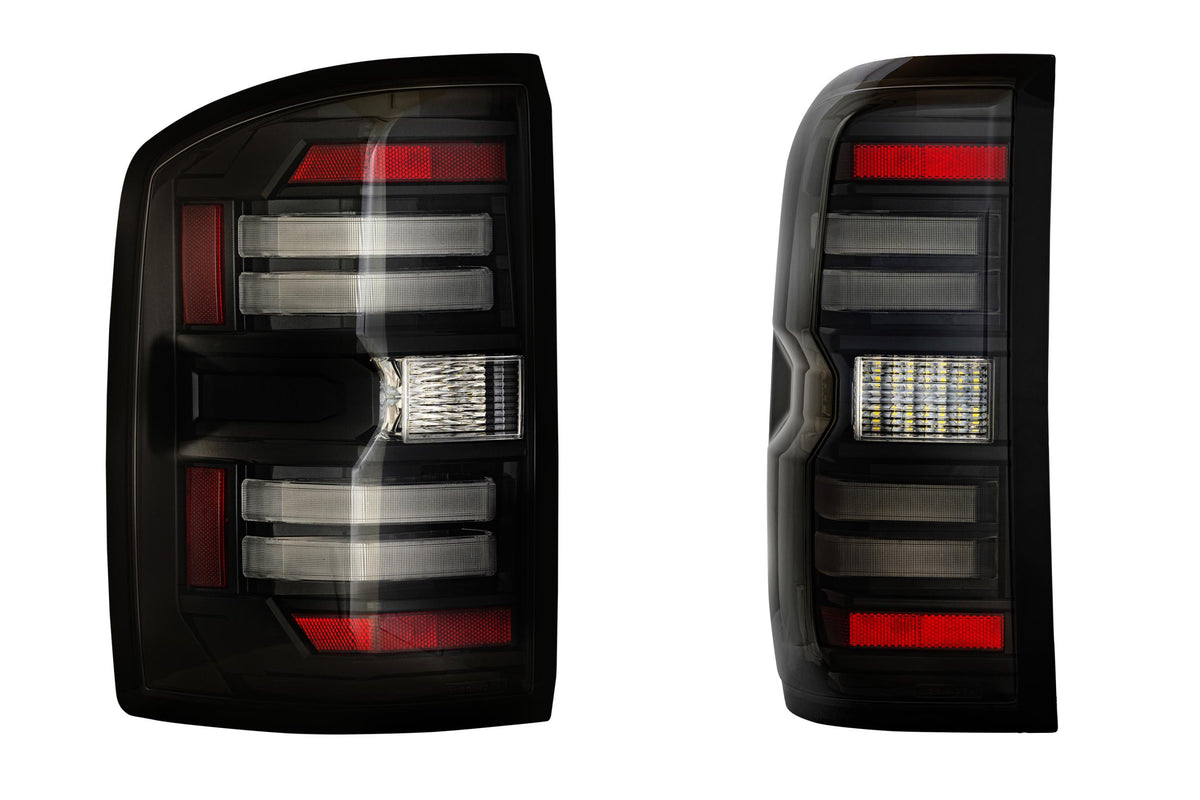 Morimoto - XB LED Tail Lights: GMC Sierra (14-18) (Pair / Smoked) - LF731