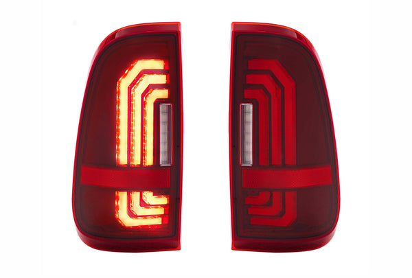 Morimoto - XB LED Tail Lights: Ford Super Duty (99-16) (Pair / Red) - LF732