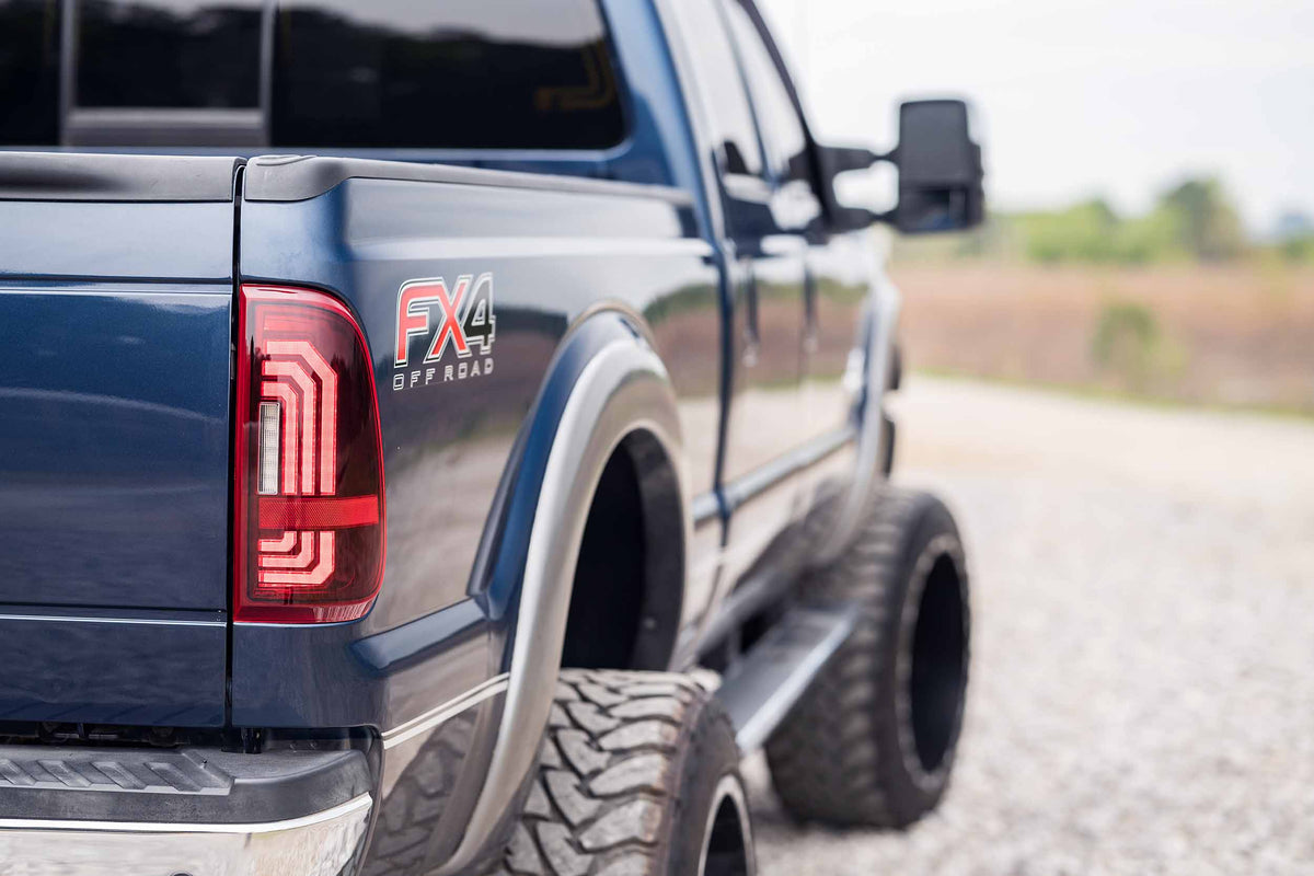 Morimoto - XB LED Tail Lights: Ford Super Duty (99-16) (Pair / Red) - LF732