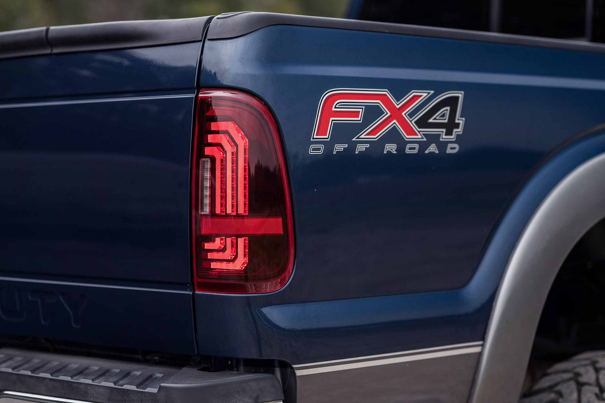 Morimoto - XB LED Tail Lights: Ford Super Duty (99-16) (Pair / Red) - LF732