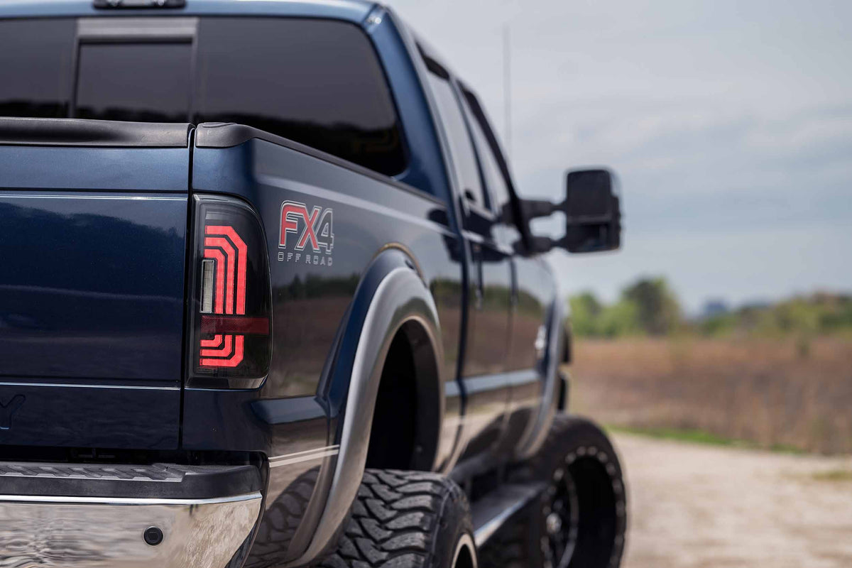 Morimoto - XB LED Tails: Ford Super Duty (99-16) (Pair / Smoked) - LF733