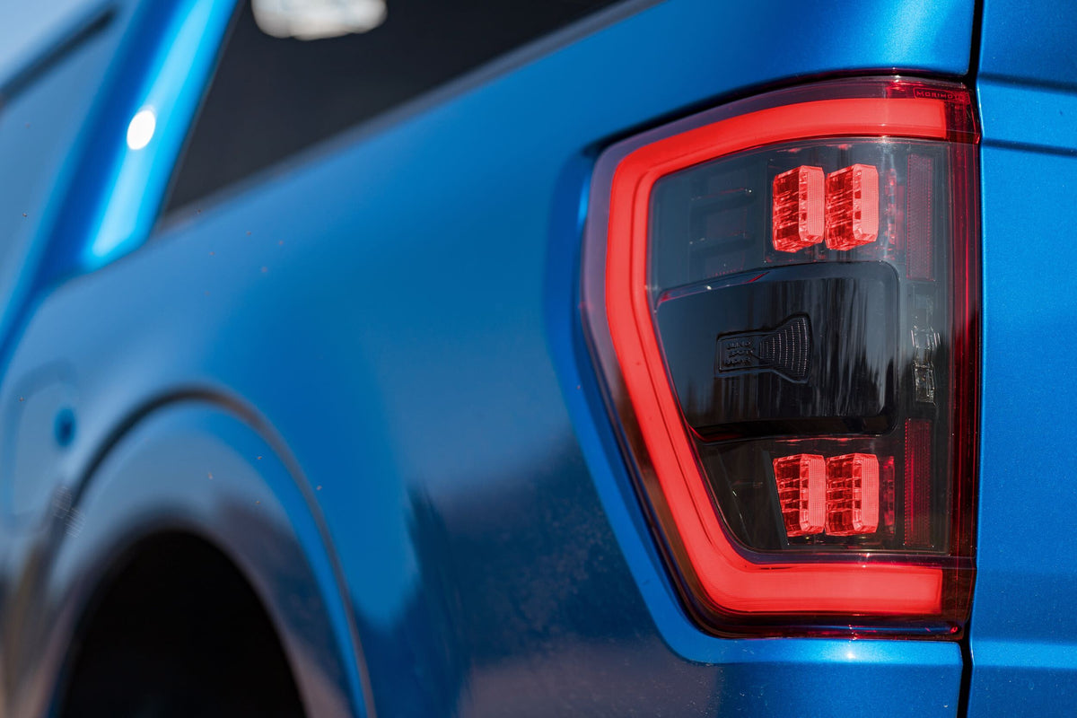 Morimoto - XB LED Tail Lights: Ford F150 (2021+) (Pair / BLIS / Red) - LF734