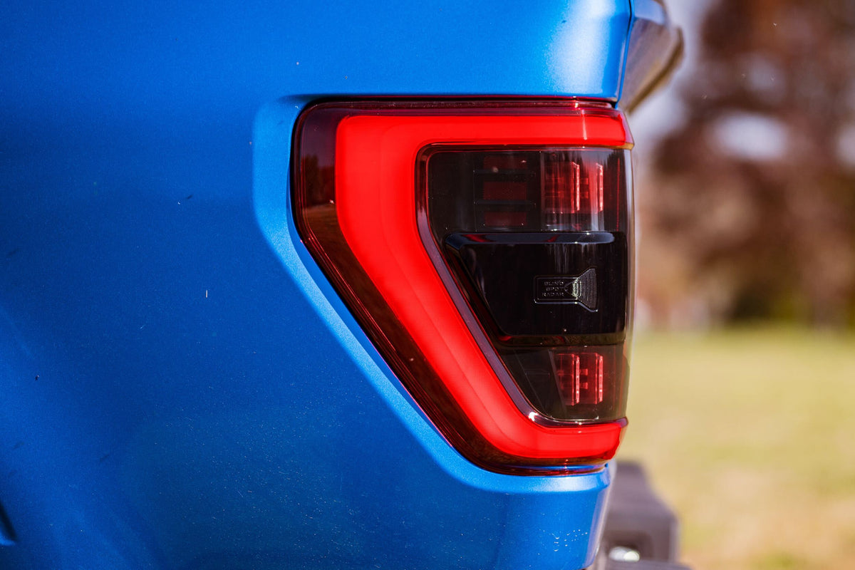 Morimoto - XB LED Tail Lights: Ford F150 (2021+) (Pair / BLIS / Red) - LF734