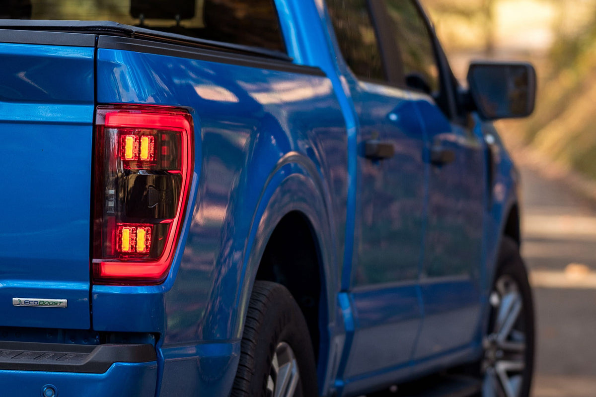Morimoto - XB LED Tail Lights: Ford F150 (2021+) (Pair / BLIS / Red) - LF734
