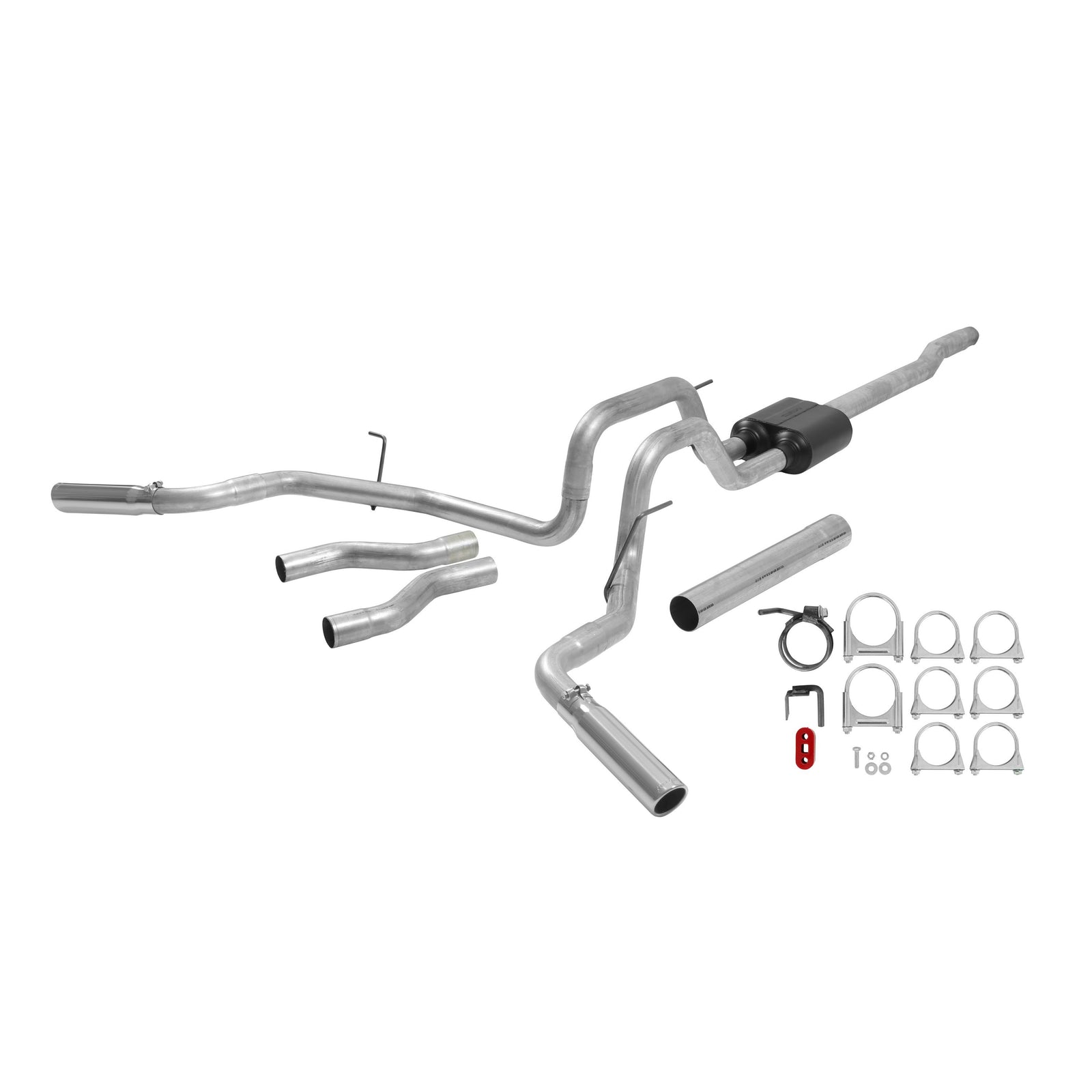 Flowmaster American Thunder Cat-Back Exhaust System - 2004-2008 Ford F-150 & More - Aluminized - 17417 - 1