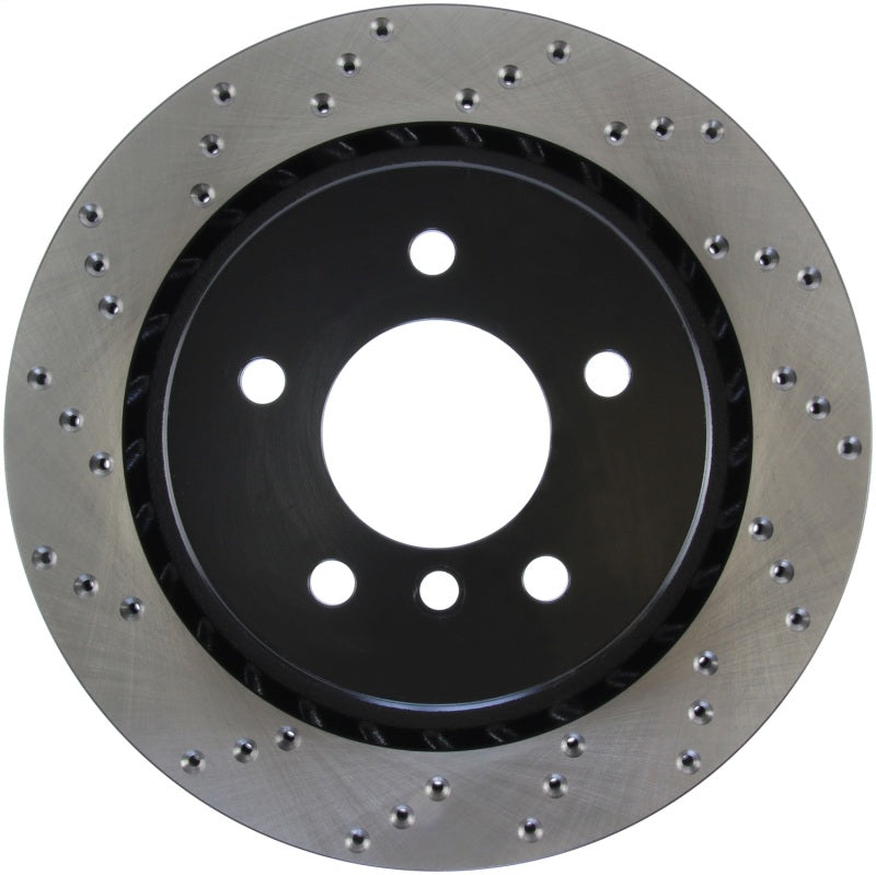 StopTech 98-02 BMW Z3 Drilled Right Rear Rotor - 128.34037R