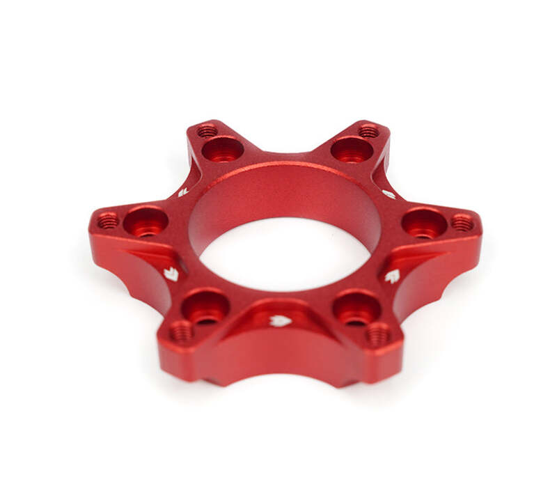 NRG Gaming Logitech Steering Short Hub - Red - SRK-LOTH-RD - close-up view 2 3