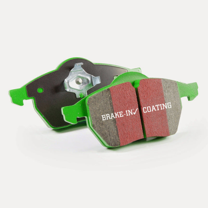 EBC 2022+ Ford Bronco Raptor 3.0T Greenstuff Front Brake Pads - DP63141 for 2021-2026 Ford F 150 - front view