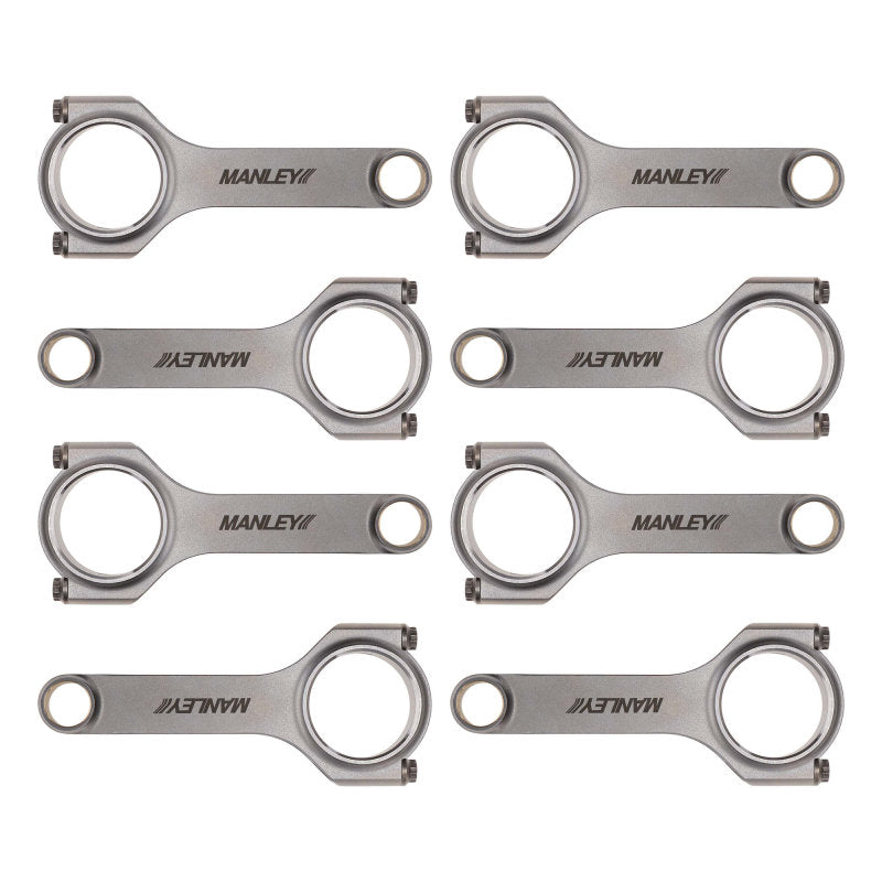 Manley Chevy Small Block LS-1 6.125in H Beam w/ ARP 2000 Connecting Rod Set - 14051R-8