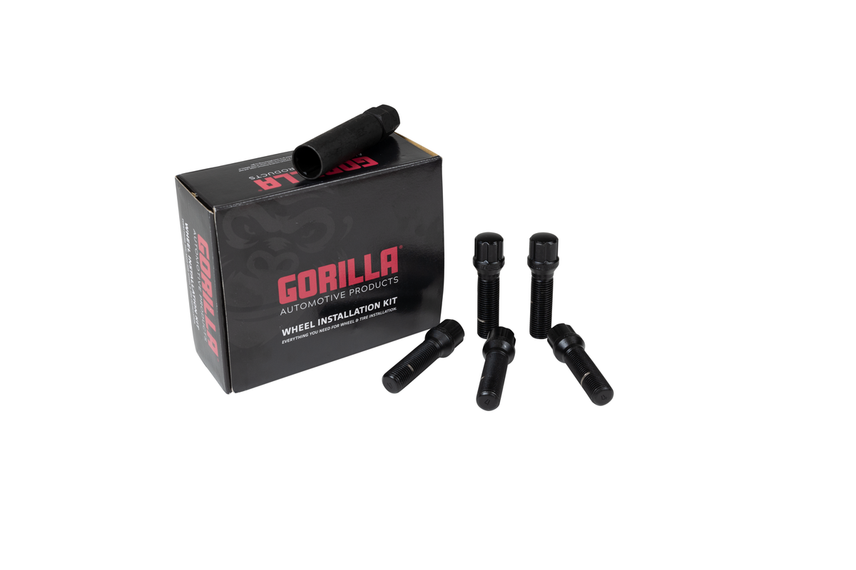 Gorilla Automotive - 5 Lug 14-1.50 Spline Bolt Wik Blk 45mm - K5BS-14150X45BGR