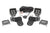 LED Light Kit | Cage Mount | 2" Black Pair | White DRL | Polaris General