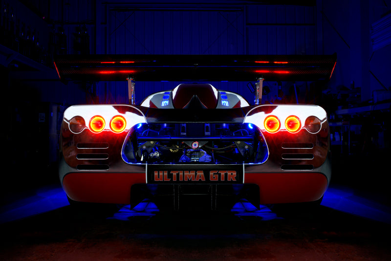 Oracle Ultima GTR LED Waterproof Tail Light Halo Kit - 4 Rings - Red SEE WARRANTY - 1290-003