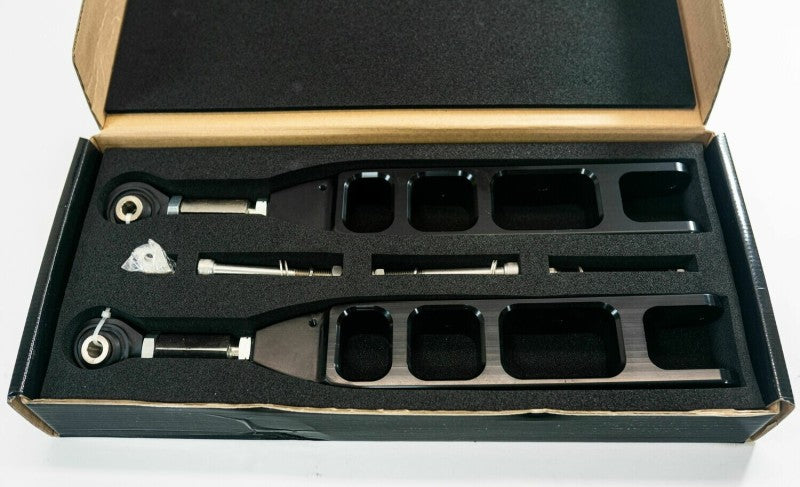 ISC Suspension 08-21 Subaru Impreza V3 Rear Adjustable Control Arms - Stealth Series Black - S012CA-V3BL