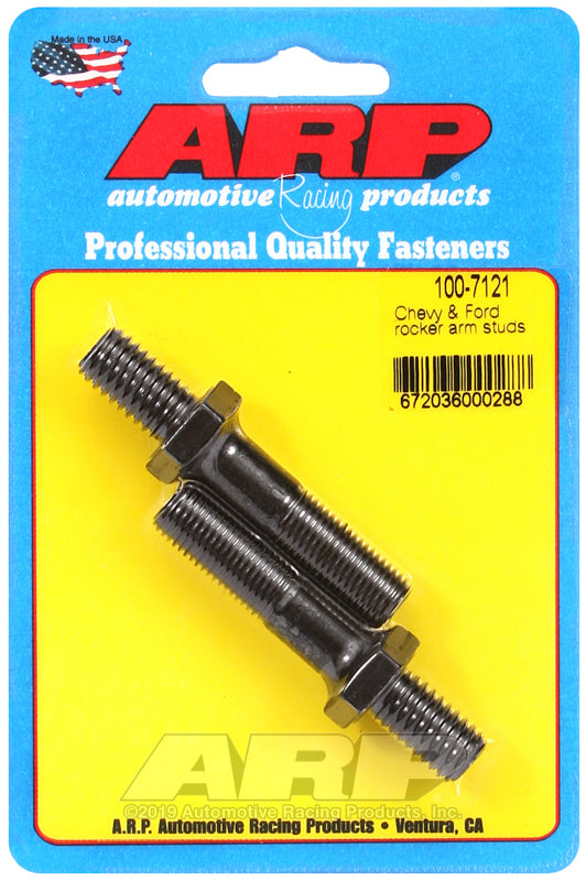 ARP Chevy and Ford Rocker Arm Stud Kit 2pc - 100-7121 by ARP