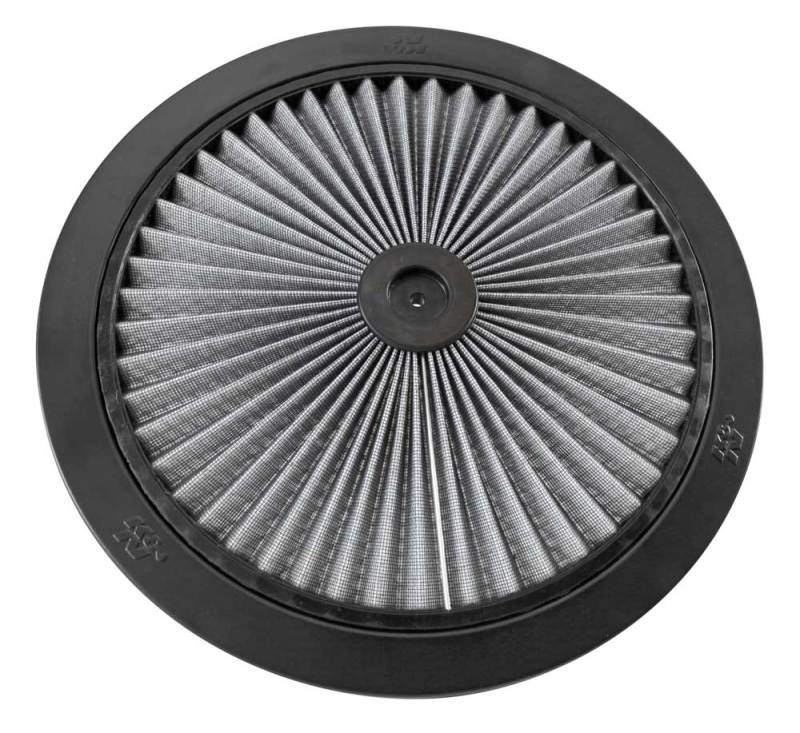 K&N X-Stream Top Filter 14in OD Black Round Lid - 66-1400R