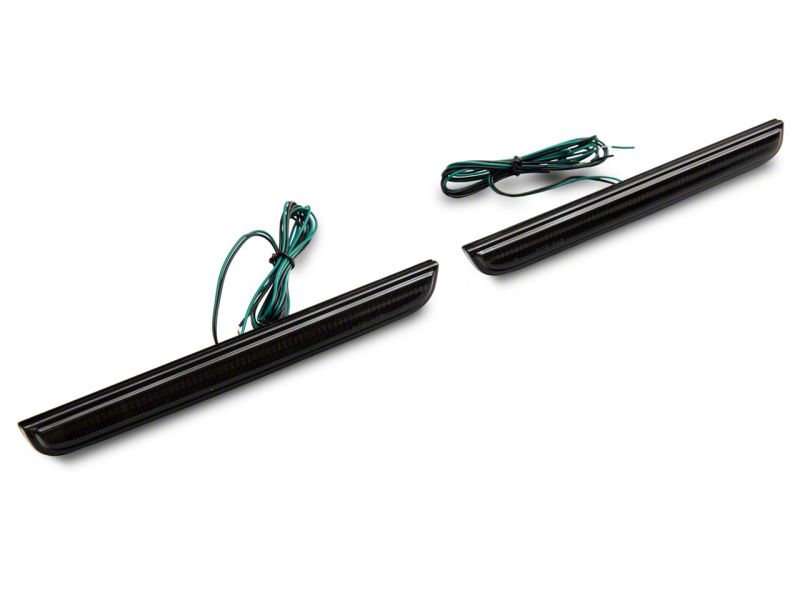 Raxiom 15-23 Dodge Challenger Axial Series LED Rear Bumper Reflector Lamps- Smoked - CH6725