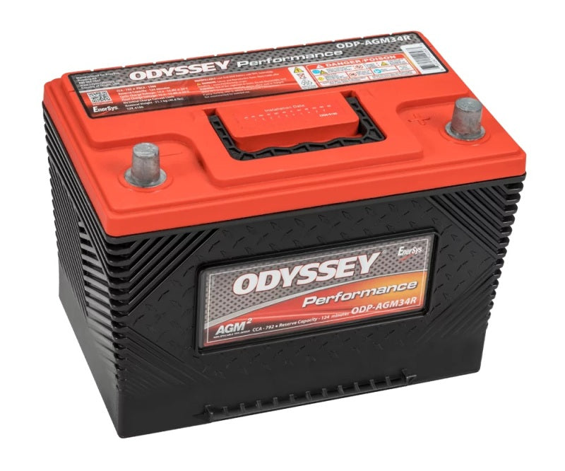 Odyssey Battery Auto/Truck/Heavy Duty &amp; Commercial Performance AGM Battery (34R-790) - ODP-AGM34R