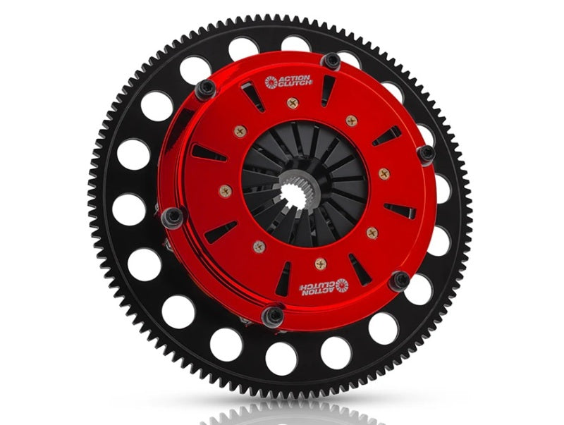 Action Clutch 12-15 Honda Civic SI 2.4L (K24Z7) 7.25in Sprung Twin Disc Race Clutch w/Chromoly FW - ACR-2228-S by Action Clut