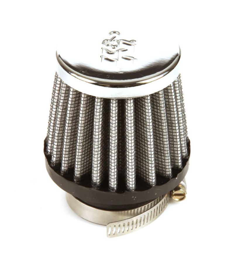 K&amp;N Universal Chrome Filter 1 3/8 inch FLG / 2 1/2 inch Base / 2 inch Top / 2 1/4 inch Height - RC-0790