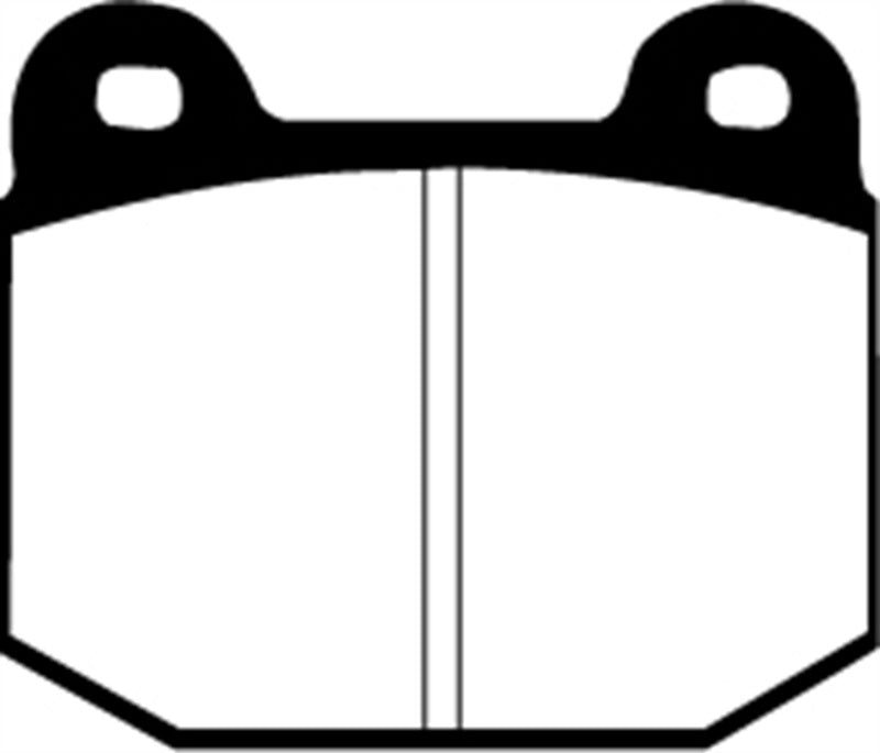 EBC 75-80 Lotus Esprit 2.0 Redstuff Front Brake Pads - DP3197C
